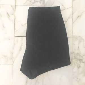 Black Kimchi Blue Velour Shorts